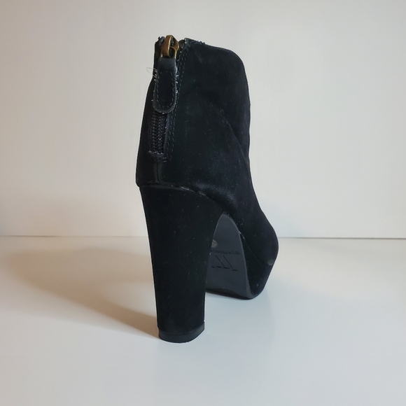 Worthington Black Faux-Suede Booties - Picture 2 of 7
